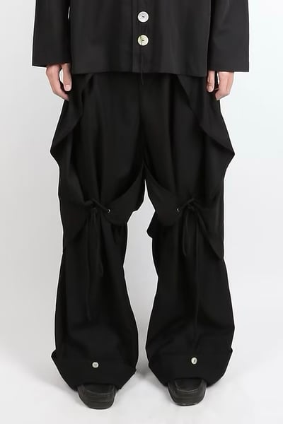Image of ÆNRMÒUS - Bondage Shade Pants (Black)