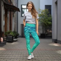 Yoga Leggings (Ocean Breeze)