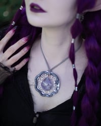 Image 3 of Amethyst Serpent Necklace