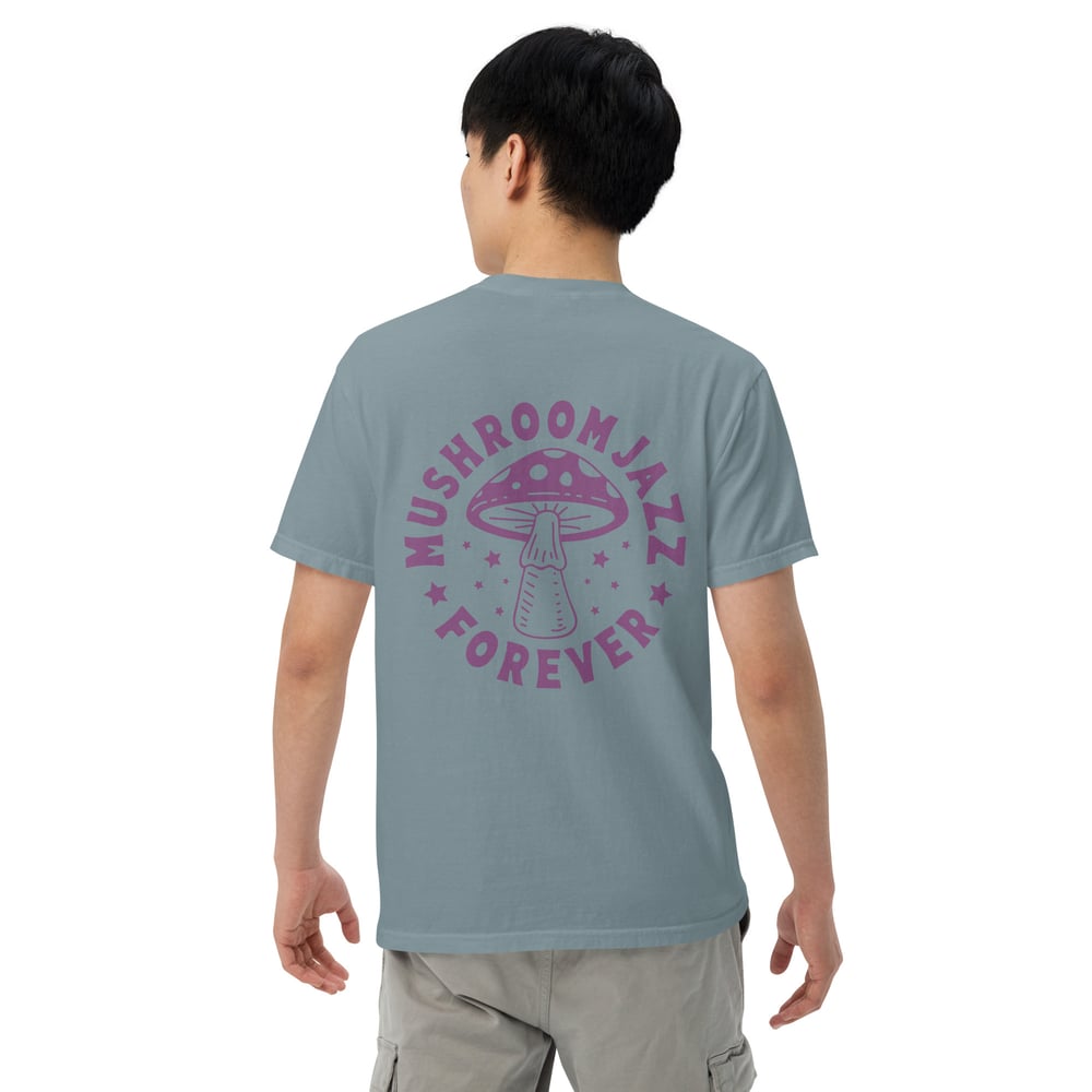 Mushroom Jazz Retro Unisex garment-dyed heavyweight t-shirt