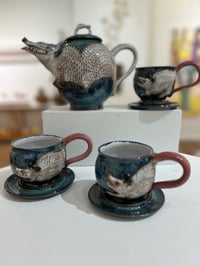 Image 2 of Opossum tea set - Elizabeth Paxson