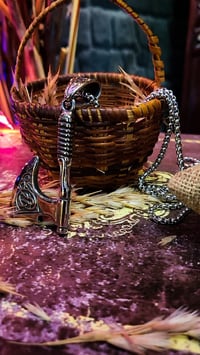 Image 10 of 👑The Armored Kingdom Warbringer Battle Axe Necklace