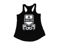 Image 2 of Womens “Failure Is NOT An Option” Racer Back Tank Top (Black)