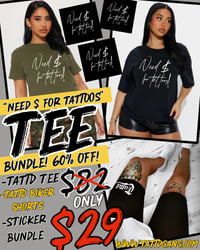 Need $ for tattoos bundle!!!🖤
