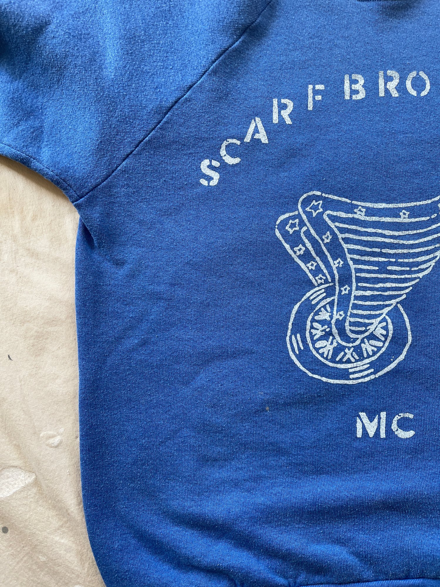 Image of Motor Club Raglan (medium)- Royal Blue