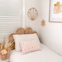 Image 3 of Pink Daisy Cushion Cover  / PRE ORDER ITEM / ALLOW 2-3 weeks Delivery 