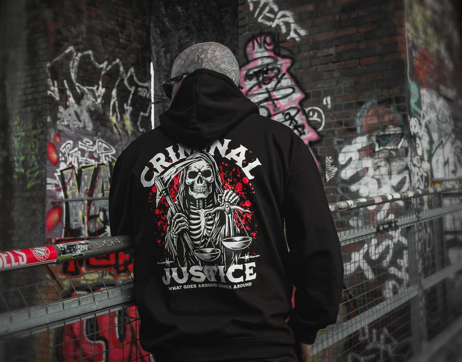 Image of CRIMINAL JUSTICE HOODIE 