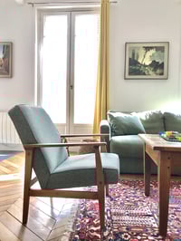 Image 6 of Fauteuil MR velours noir