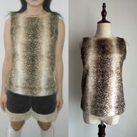 Image 2 of Batsu Club knit fur vest