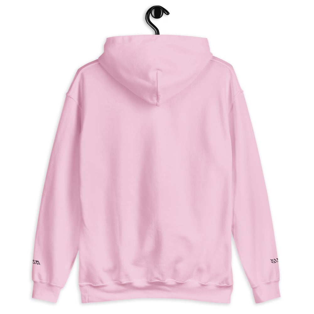 Image of Puncture Unisex Hoodie Pink