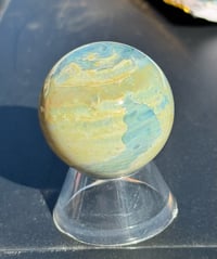 Image 3 of Blue Silver Planet Marble