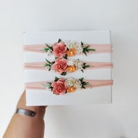 Image 1 of Headband éclat pêche 