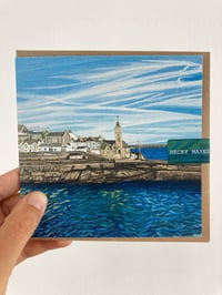 Image 4 of ‘PORTHLEVEN CLOCK TOWER’ CARD