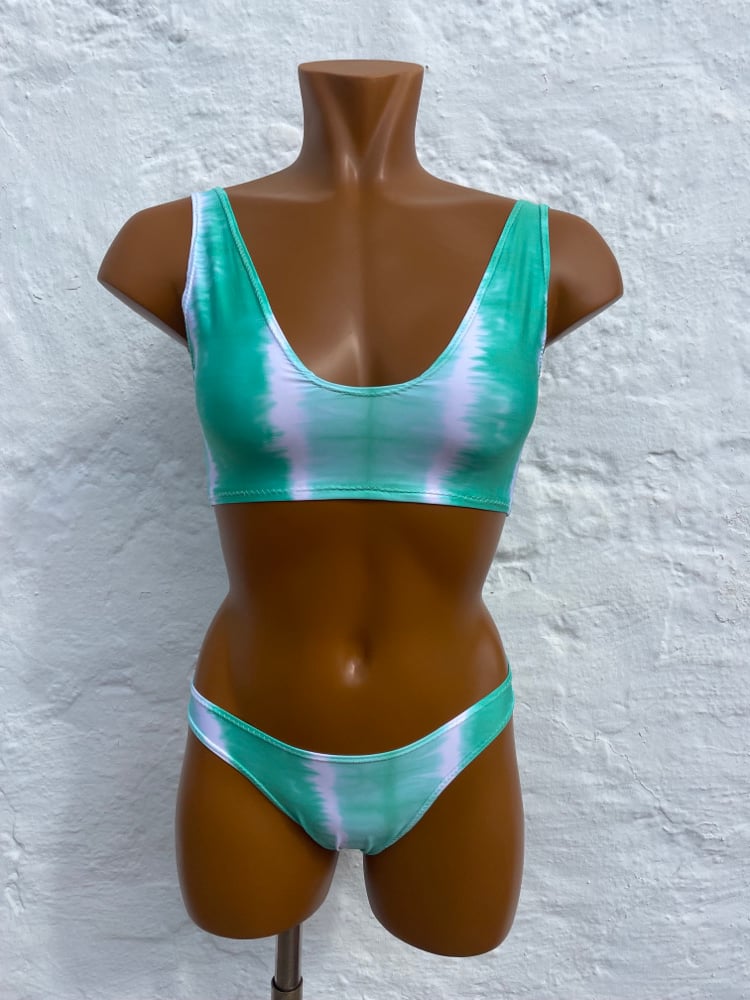 Image of Bikini brasileño Menta vertical