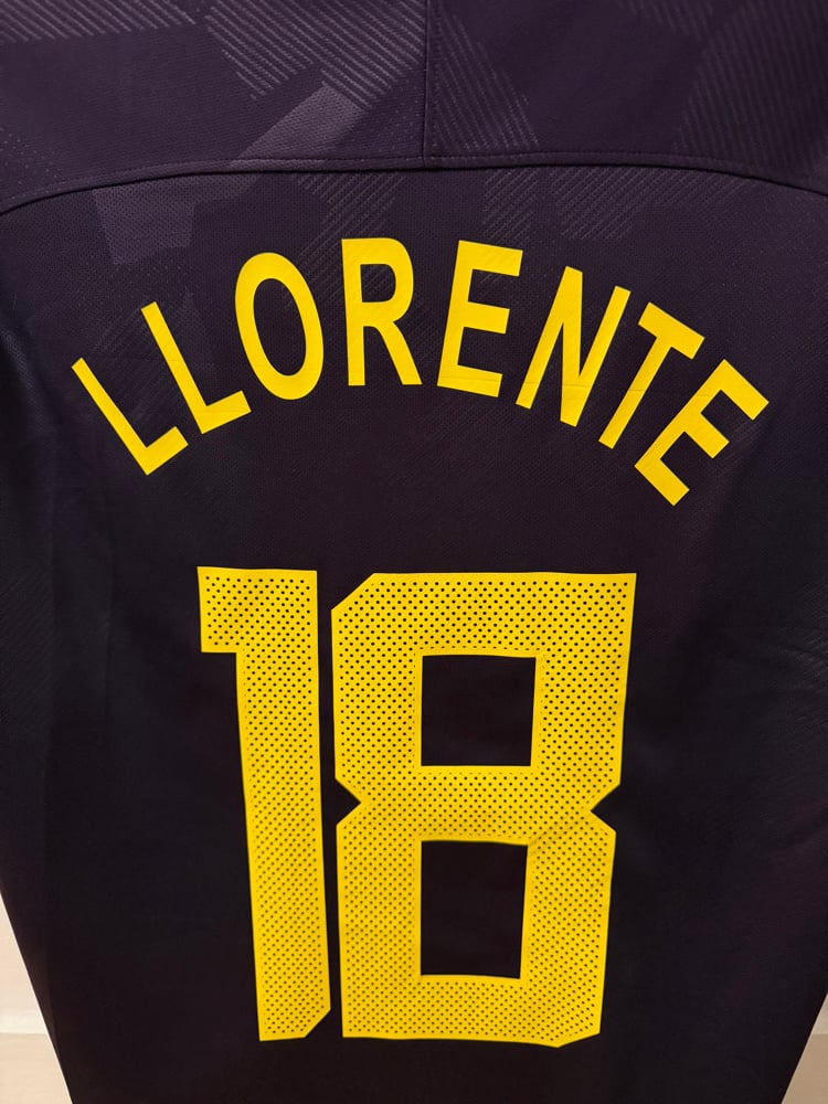 Image of PRE ORDER: Tottenham Hotspur “LLORENTE 18” 2017/18 Third Shirt + UCL patches (XL)