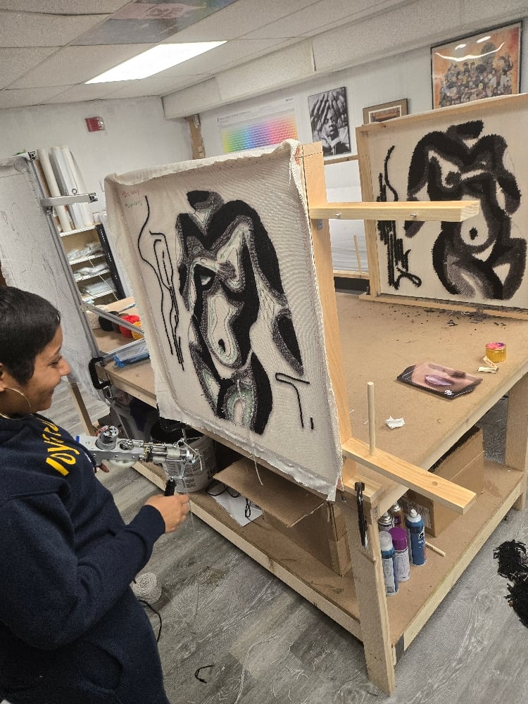 4/18 - 2 Person Rug Tufting Workshop Deposit (Saturday 6PM)