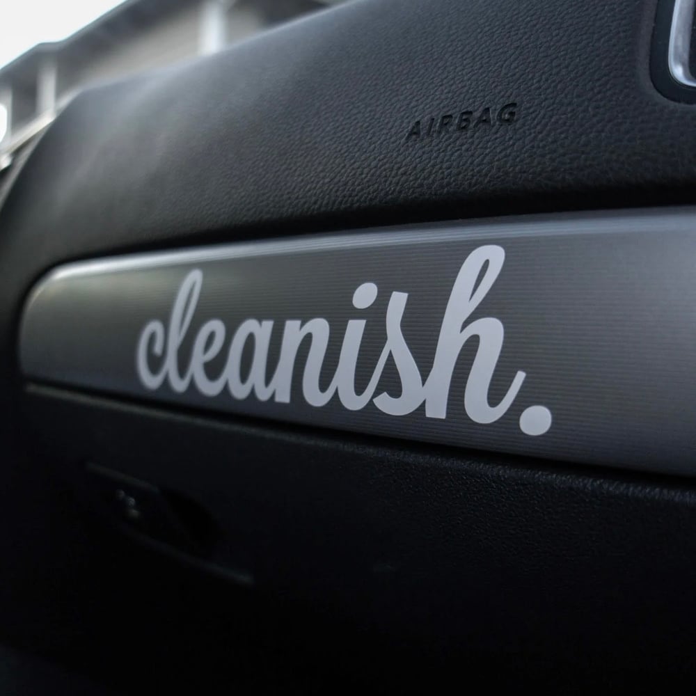 Cleanish Cursive [sticker] 