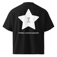 Image 1 of Unisex organic oversized high neck t-shirt