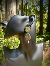 Image 3 of Leafy Fleabane Earrings 
