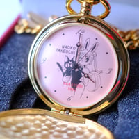 Image 2 of Pretty Guardian Sailor Moon Fan Club Reproduction Nakayoshi Gold Pocket Watch (2019)