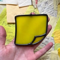 Image 5 of Stained glass good luck charm: post-it note