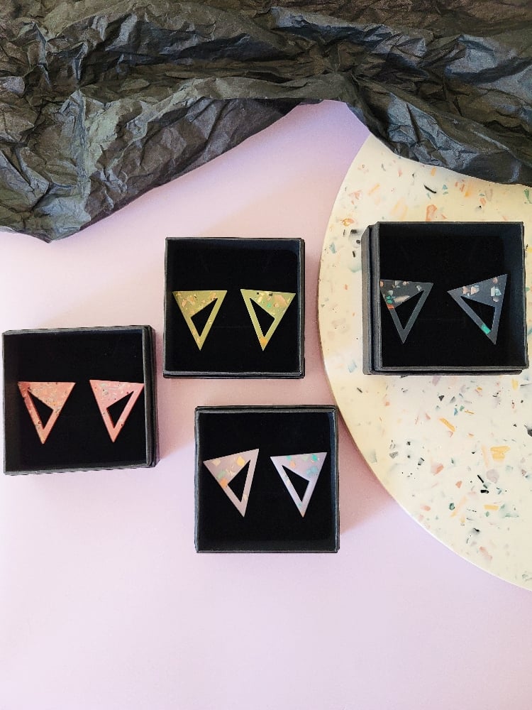 Image of Boucle d'oreilles Triangle