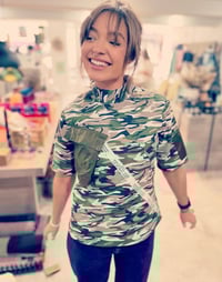 Image 1 of ParaPocket Camo Zip Top 