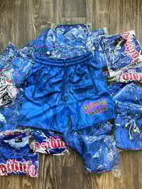 Blue skully shorts