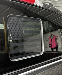 Image 3 of F150 American Flag Sliding Window Decal