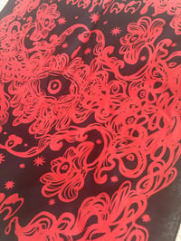 Image 3 of macabre florals bandana 