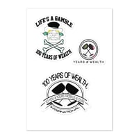 100YEARSOFWEALTH 3 Sticker Pack