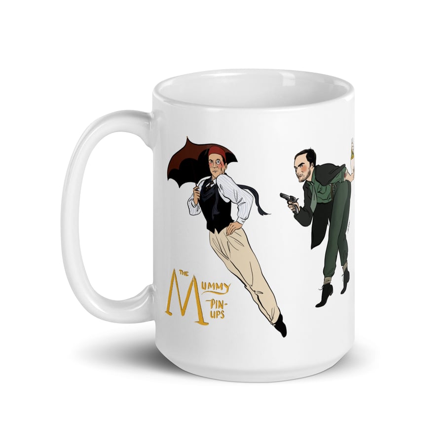 Image of The Mummy '99 Pin-ups Mug #3 ~ Collect 'Em All