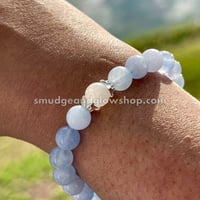 Image 2 of Moonstone & Angelite Bracelet (Just 1 left!)