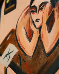 Image 2 of ‚The night is calling but I can’t go‘  oilpainting 