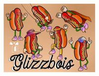 Image 1 of “Glizzbois” prints