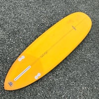 Image 1 of 7-0 Wasp Epoxy Yellow Resin Tint Surfboard 