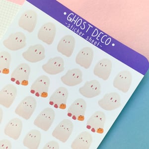 Image of Ghost Deco Sticker Sheet