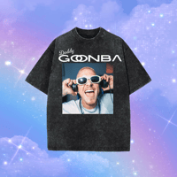 Image 1 of daddy goonba graphic oversized acidwash t-shirts