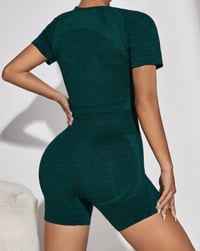 Image 3 of Seamless High Elastic Space Dye Sports Set