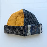 Image 3 of Upcycled Reversible Beanie Cotton Blend 6