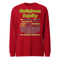 Image 13 of Religious Equity Unisex Long Sleeve Tee