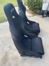 Nrg black seats pair