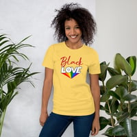 Image 2 of Black Love Rainbow Tee