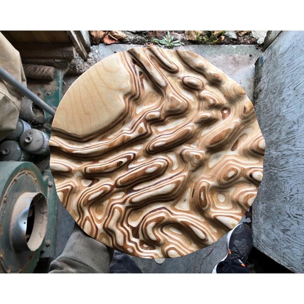 Image of Clouds Never Get Old. Ply Carving 