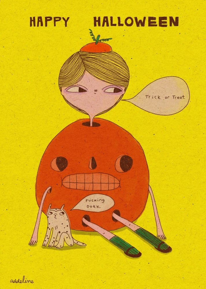 Happy Halloween limited mini print