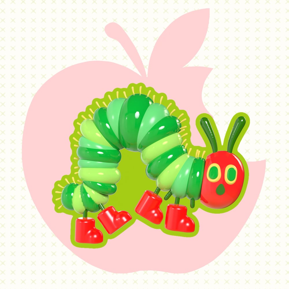 Image of [PREORDER] HUNGRY CATERPILLAR STICKER