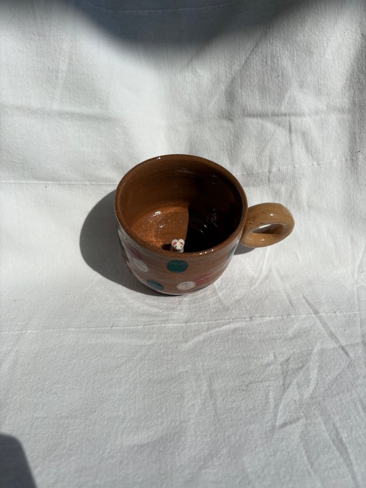 Image of mouse cup polka dots 2