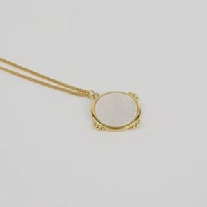 Image of Baltic Beauty | Engraved Seashell Mother of Pearl Necklace