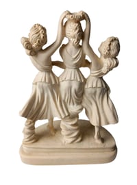 Image 5 of Vtg Religious Figurines, Three Graces, Michelangelo Pieta, A Santini Sculptures