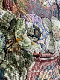 Image 3 of Original Secret Word Embroidery Artwork - “STAY SOFT” (Vase Tapestry)